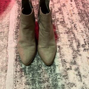 Carlos by Carlos Santana Taupe Ankle Booties